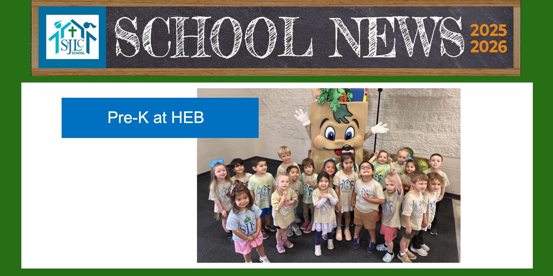 Pre-K at HEB